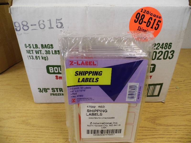 Case Shipping Labels