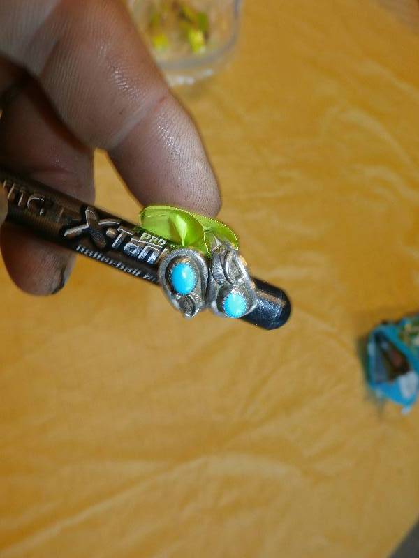 Ladies sterling silver ring with turquise