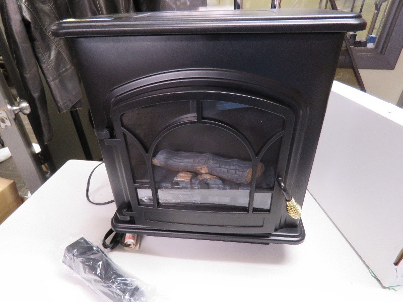 lot 104 image: Electric Fireplace Heater