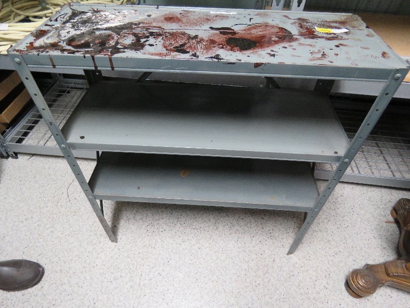 lot 155 image: Metal Shelving