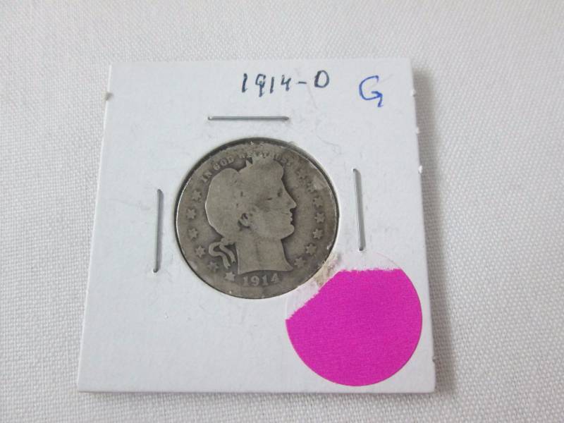 1914 D Barber Quarter