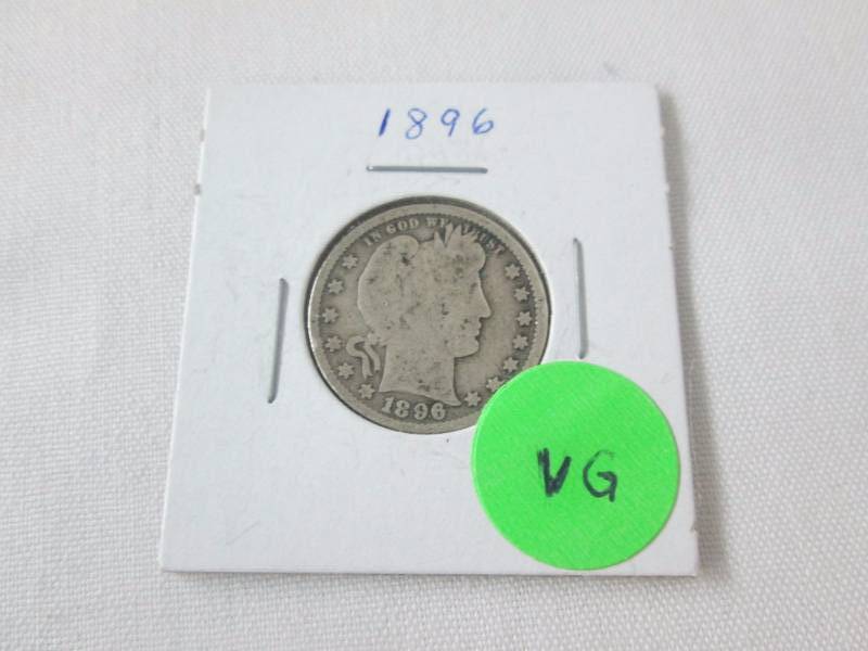 1896 Barber Quarter
