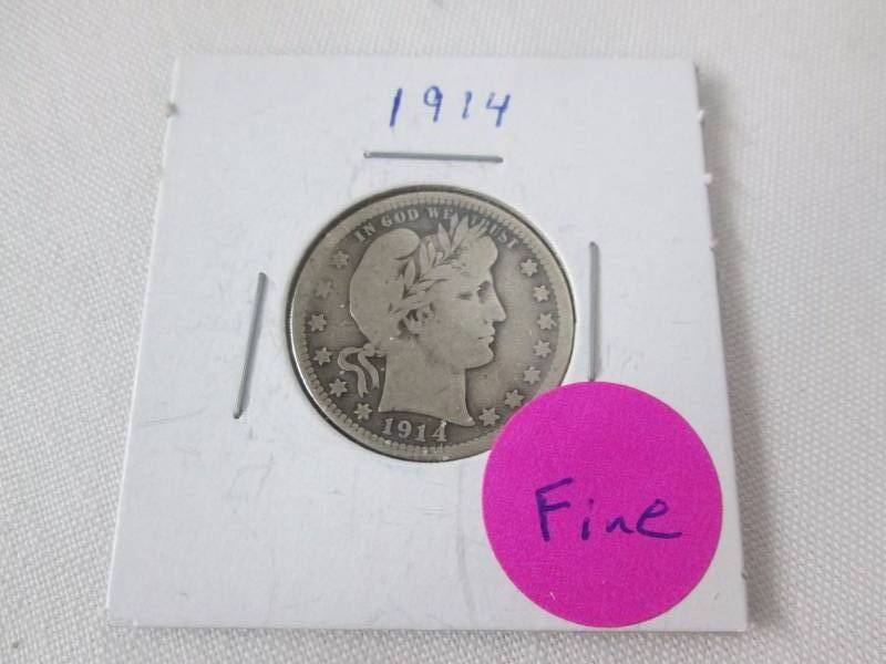 1914 Barber Quarter