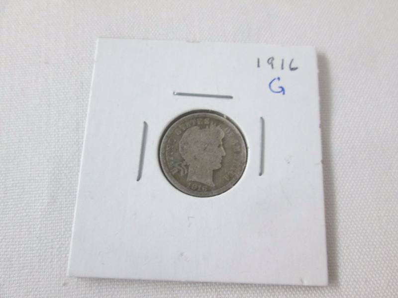1916 Barber Dime
