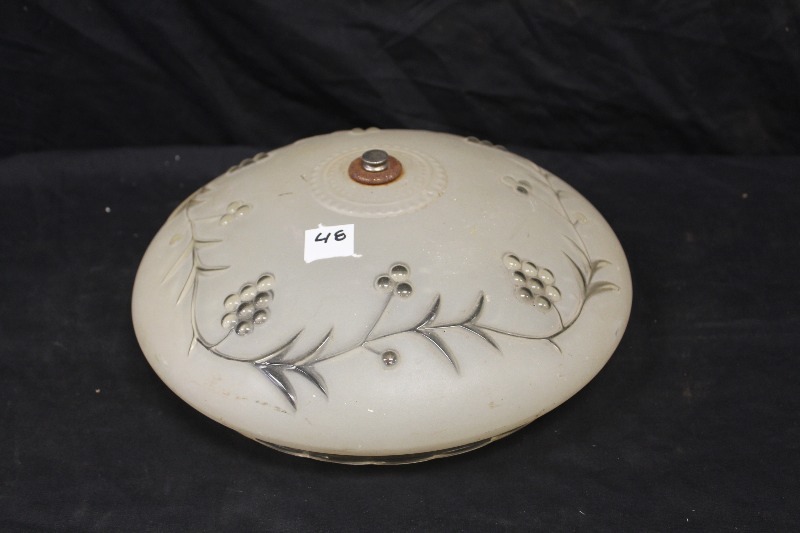 Vintage Light Fixture Globe