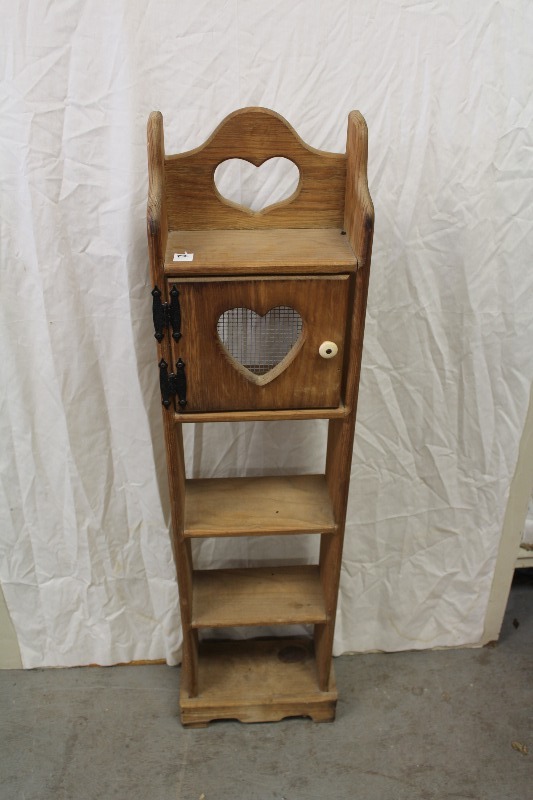 Wooden Heart Shelf