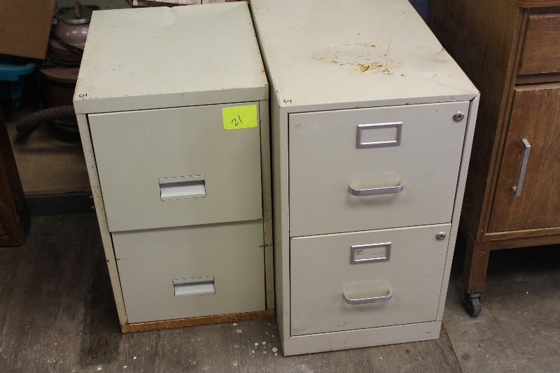 Pair of Small File Cabinets