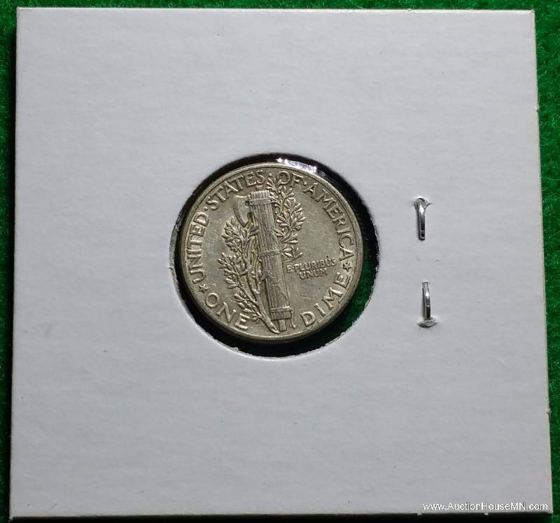 1944 P Mercury Silver Dime