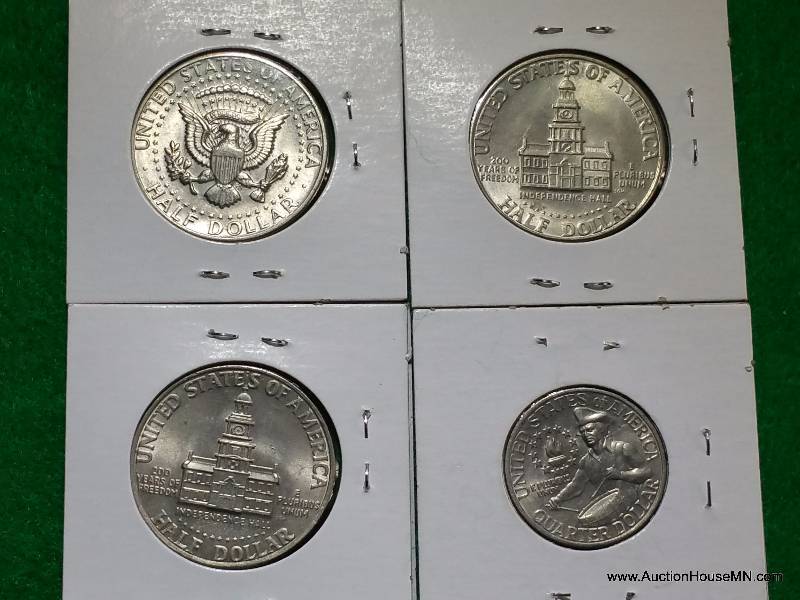 Bicentennial Halves and Quarter  1971 Kennedy Half Dollar