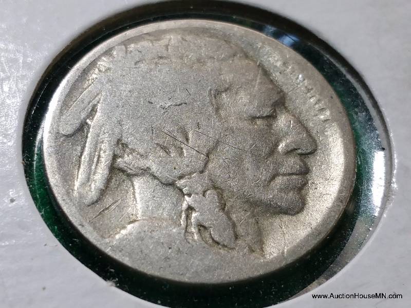 No Date S Mint Mark Two Feathered Buffalo Nickel