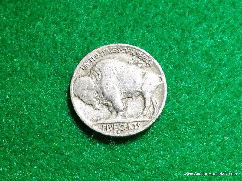 1938 D over S Buffalo Nickel