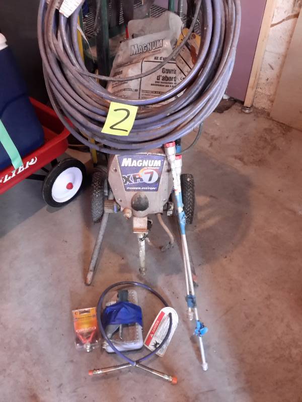 MAGNUM XR7, Power Piston, Paint Sprayer.. Untested, but looks like it