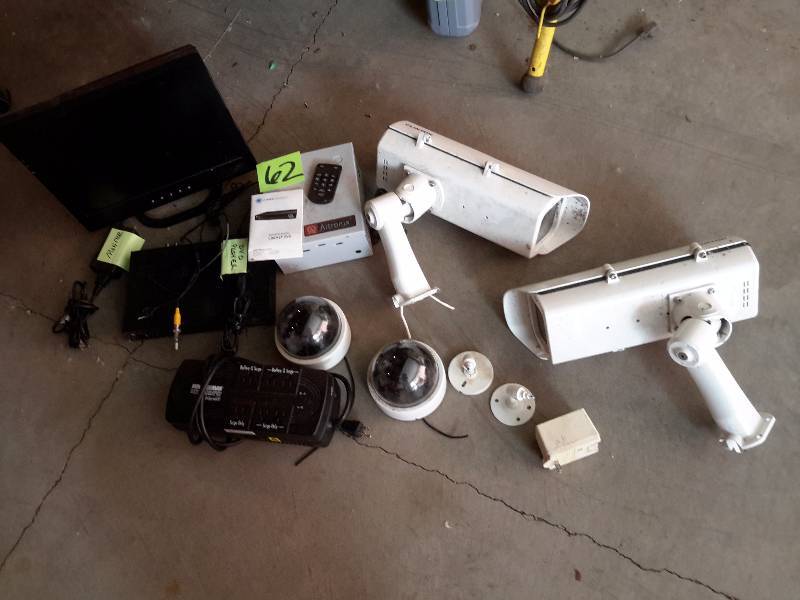 lot 62 image: CLINTON, Security System as pictured.  Untested, but worked when taken out of service.