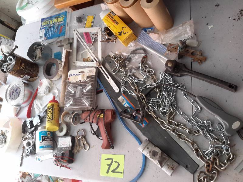lot 72 image: Large lot of Hardware.. Look at the close-ups.