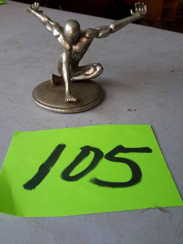 lot 105 image: SPIDER MAN Emblem.. Pewter.