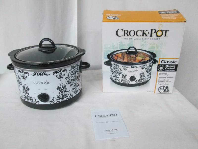 lot 35 image: Crock-Pot 4-12 qt. Stainless Steel Slow Cooker