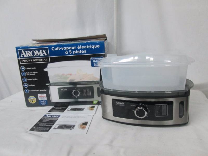 lot 30 image: Aroma 5-qt. Food Steamer