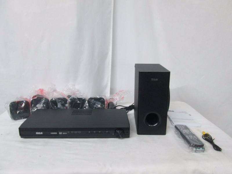 lot 23 image: RCA 600-Watt DVD Home Theater Sound System