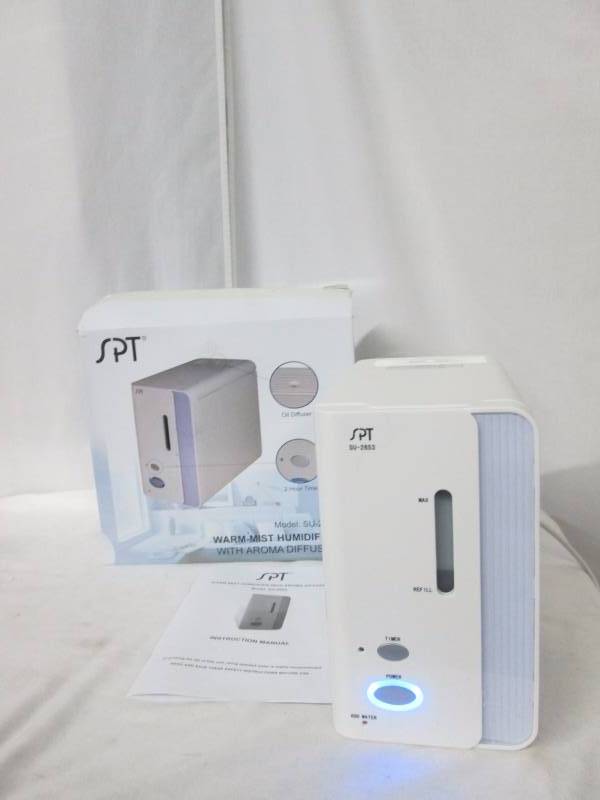 lot 53 image: SPT Warm Mist Humidifier with Aroma Therapy