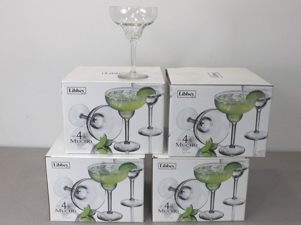lot 20 image: Brand New Libby Margarita Glasses 16