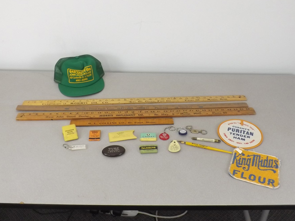lot 28 image: Lot of Vintage Auto and Farm Advertising- John Deere, Ford, etc.
