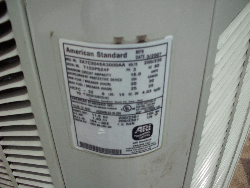 American Standard Air Conditioner