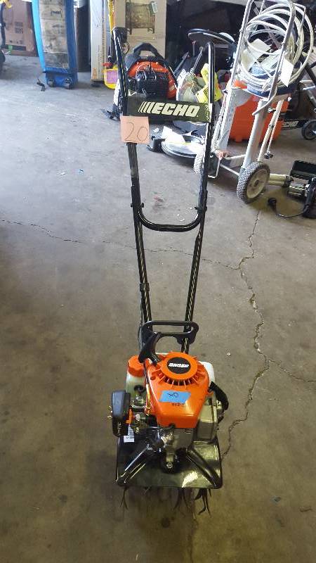 Echo 9 in. 21.2cc Gas Tiller Front-Tine Forward Rotating works well