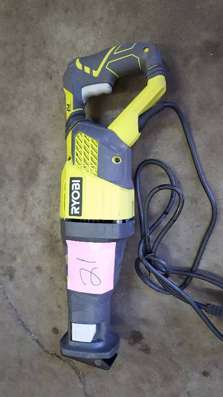 Ryobi Reciprocating Saw no blade