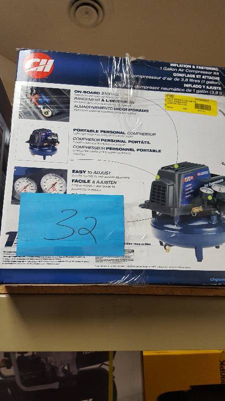 Campbell Hausfeld 1 gal. Air Compressor with Inflation Kit