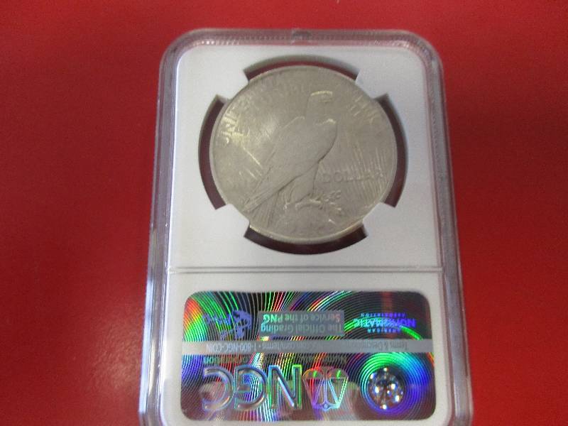 NGC Certified 1924-P (Philadelphia Mint) Silver Peace Dollar in AU58 Condition