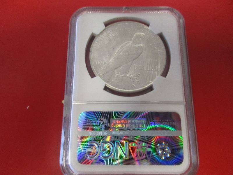 NGC Certified 1922-D (Denver Mint) Silver Peace Dollar in AU55 Condition