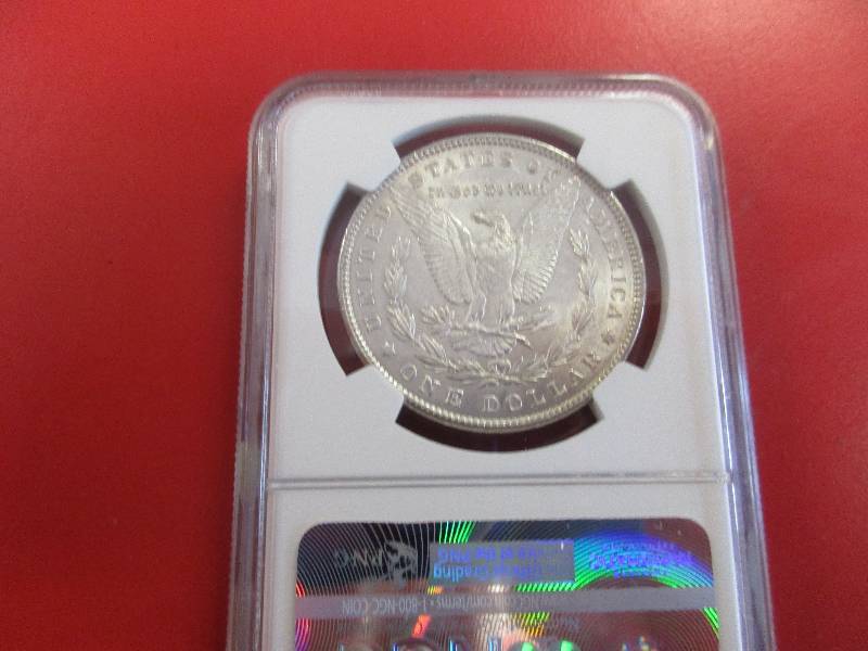  NGC Certified 1898-P (Philadelphia Mint) Morgan Silver Dollar in AU58 Grade  Very Nice Morgan with Cartwheel effect.