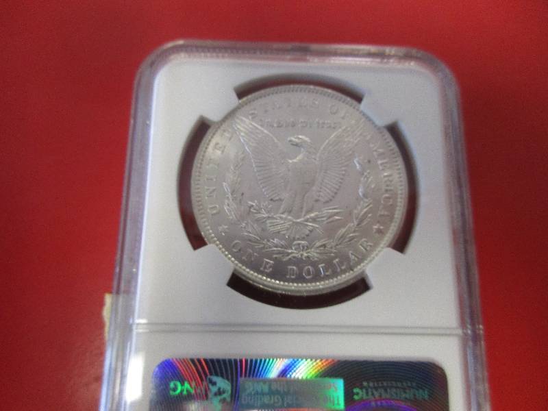 NGC Certified 1889-P Morgan Silver Dollar in AU58 Condition