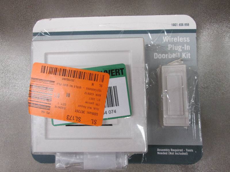 85 dB Wireless Plug-In Door Bell Ki...