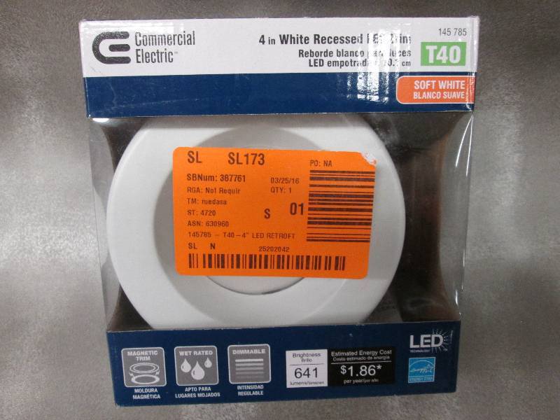 Commercial Electric 4 inch Recessed...