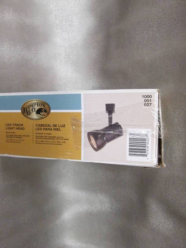 Hampton Bay Black LED Dimmable Medi...