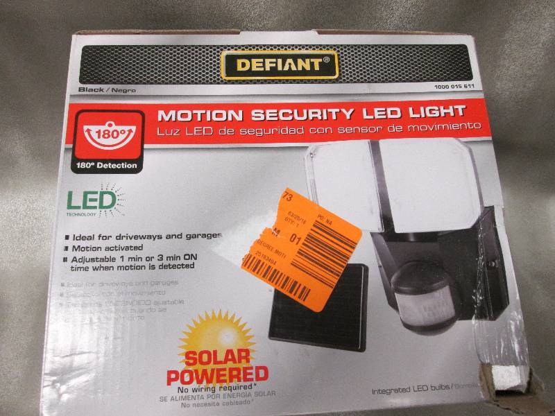 Defiant180 Degree Outdoor Black Mot...