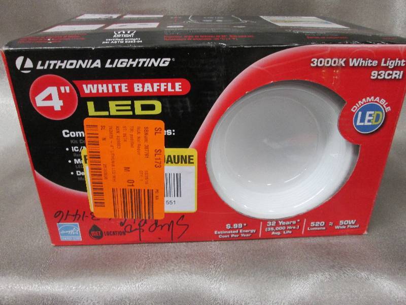 Lithonia Lighting 4 in. Matte White...