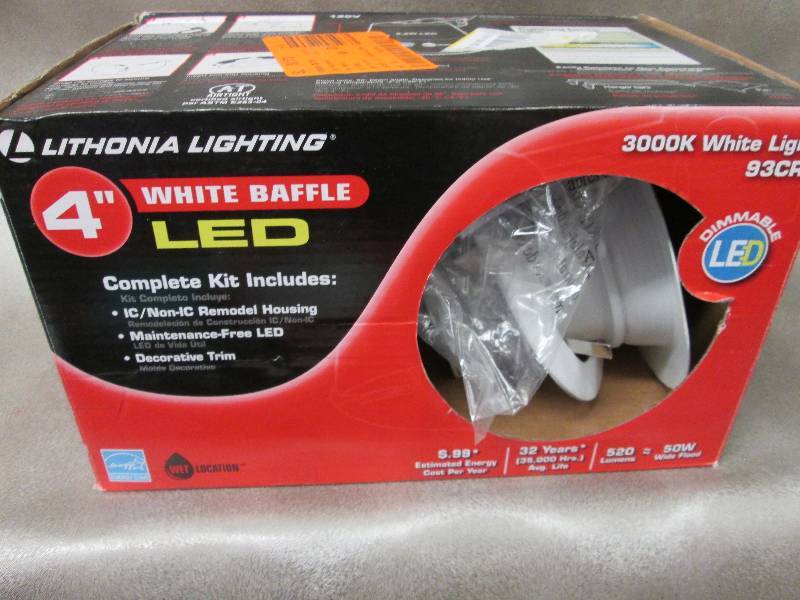 Lithonia Lighting 4 in. Matte White...