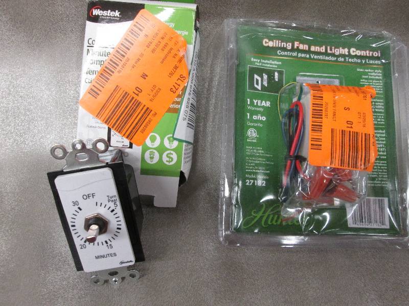 Westek 30 minute timer, Ceiling Fan...