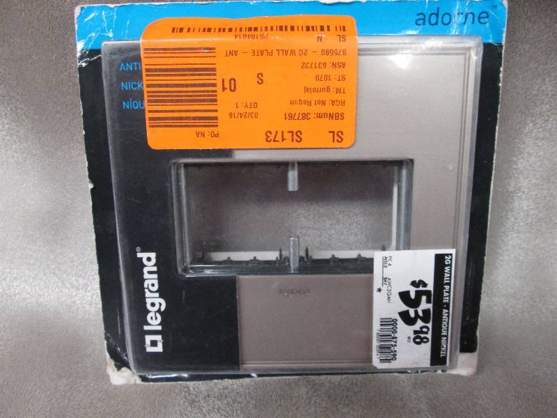 Legrand 2-Gang 2 Module Wall Plate ...