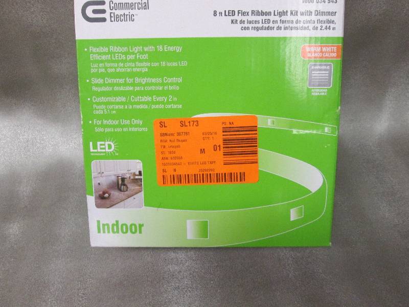 Commercial Electric 8 ft Ribbon Lig...