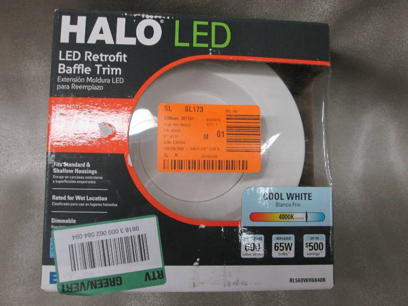 HALO 5 in. and 6 in. 4000K Matte Wh...