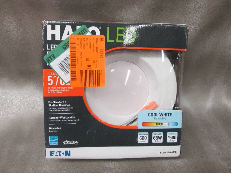 HALO 5 in. and 6 in. 4000K Matte Wh...