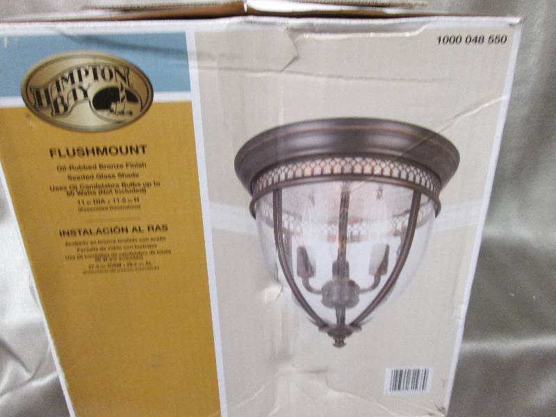 Hampton Bay 3-Light Oil Rubbed Bron...