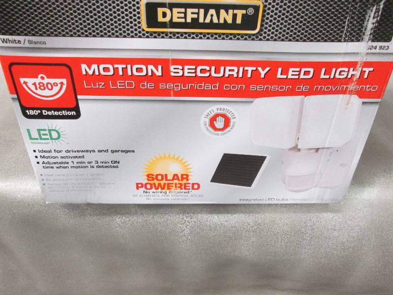 Defiant 180 Degree Outdoor White Mo...