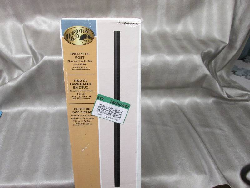 Hampton Bay 2 piece lamp post alumi...