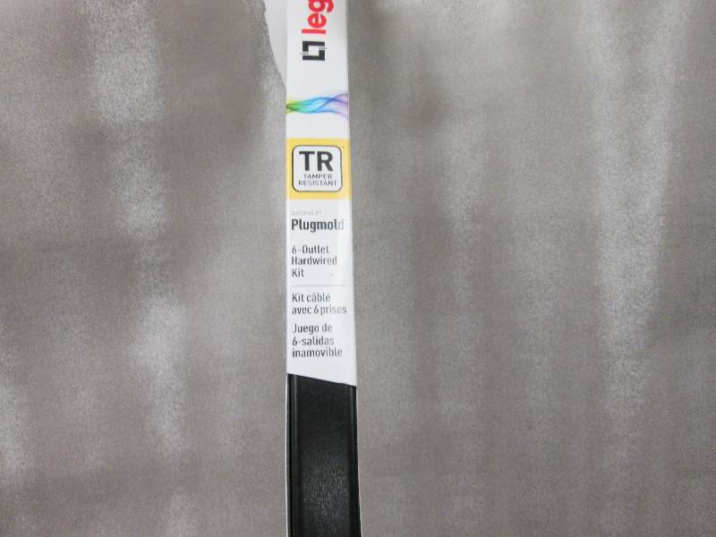 Legrand black 3 ft 6 plug power str...