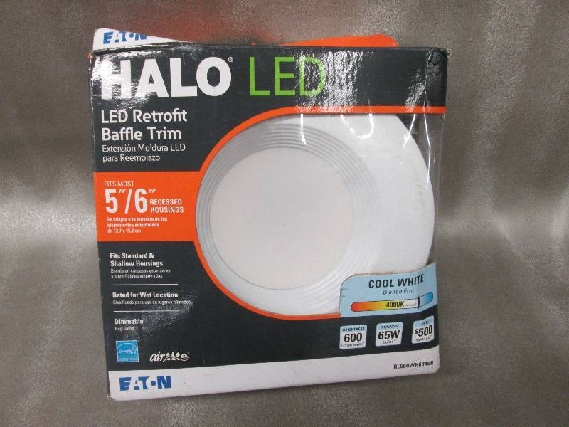 HALO 5 in. and 6 in. 4000K Matte Wh...