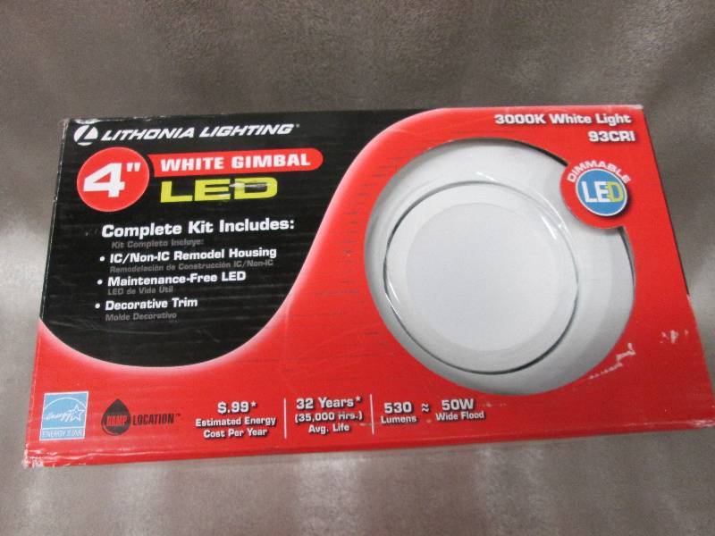 Lithonia Lighting 4  White Gimball...